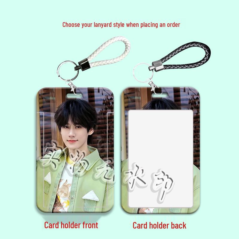 Zhang Zhenyuan TINTS Student Card Holder - Sliding ID/Bus/Water Card Protective Case