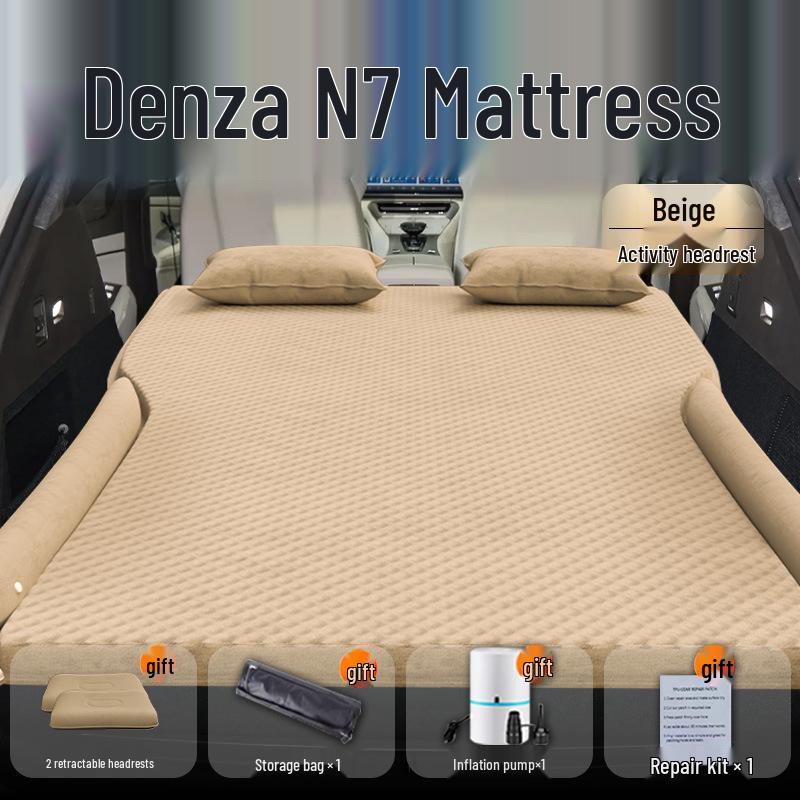 BYD DENZA N7 Car Mattress: Automatic Inflatable Bed for Rear Seat Sleeping.