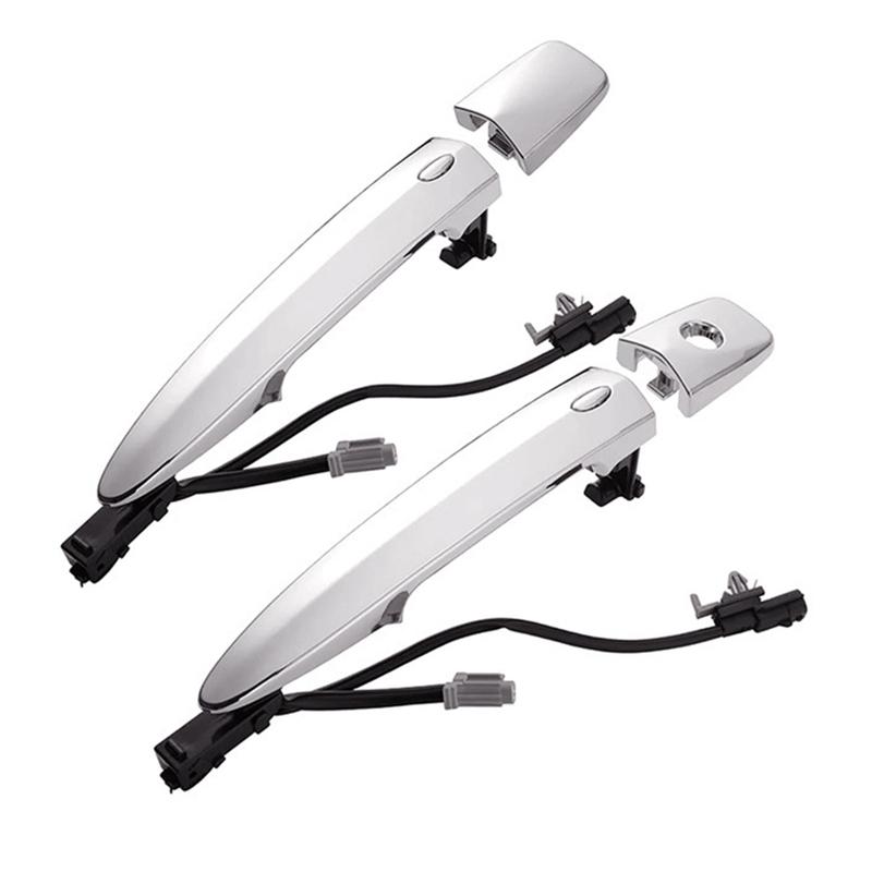 For Nissan Compatible Front Exterior Door Handle Pair for Sentra Models from 2013 to 2018 Part Number 806469N00A