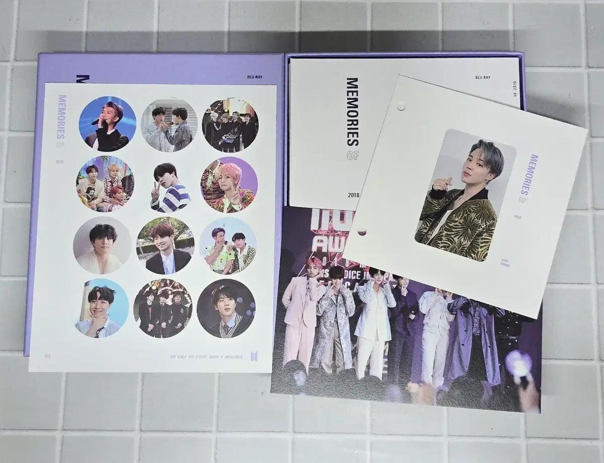 BTS Bangtan Boys 2018 Memories Blu-ray Set Completo con Jimin Usato