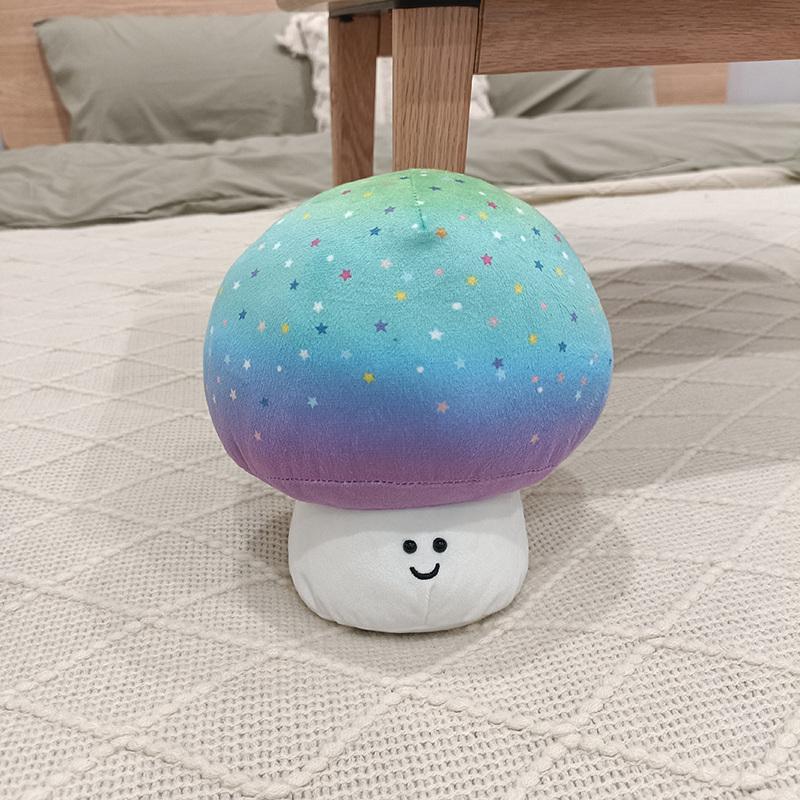 Cute Shiitake Mushrooms Plush Toy 18x20cm New Stuffed Vegetables Mushroom Soft Pillow Doll Toys Kawaii Gift