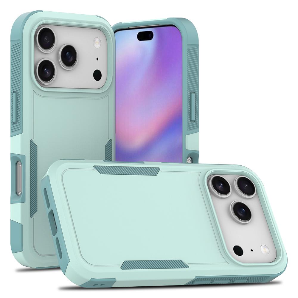 For iPhone 17 Pro Case 2 in 1 PC + TPU Shockproof Phone Cover