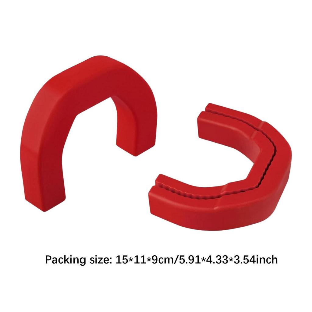 2Pcs Front Tow Hooks Covers Replacement Red Spare Parts Accessory High