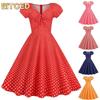 Fashion Summer Spring Short Sleeve V-Neck Casual Dresses