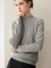 Cashmere Women's Knit Half-High Collar Pullover Sweater - Autumn/Winter, Loose, Slimming, Versatile Top