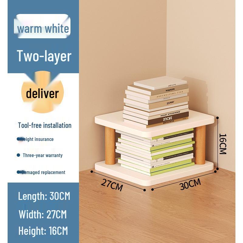 Curved Edge Monitor Stand and Desktop Storage Shelf