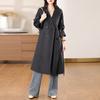 Autumn and winter new double-sided wool coat women's medium and long temperament loose and thin wool coat