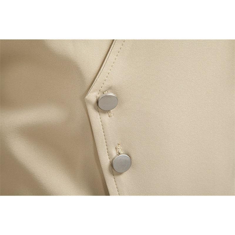 Høstmote Herre Skjorte med Diagonal Plissédesign Langermet Høy Kvalitet Vintage Herre Casual Sosial Bryllupsfest Business