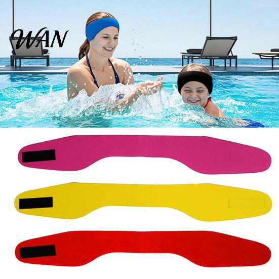 Portable Swim Headband Reusable Ear Band Keep Ears Dry & Swimming Hairband Prevent Swimmer's for Kids and Adults Water Sports