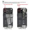 New circuit board pattern tempered glass phone case suitable for iPhone 17 16 15 14 13 12 11 Pro Max Plus shockproof back cover