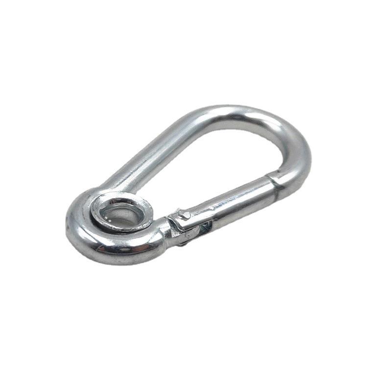 Galvanized Ring Eye Spring Hook Safety Buckle with Lifting Eye and Hook