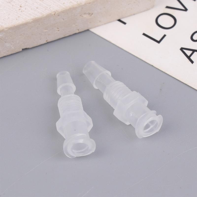 Luer Lock Adapter Straight Through Plate Pp Plastic Air Valve Pipe Subpackaging Instrument Syringe Air Tube Adapter
