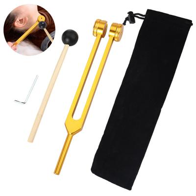Stimmgabel-Heilinstrument mit Flanellbezug und Hammer, 128 Hz, Heilinstrument, Heil-Stimmgabel, gutes Heilinstrument