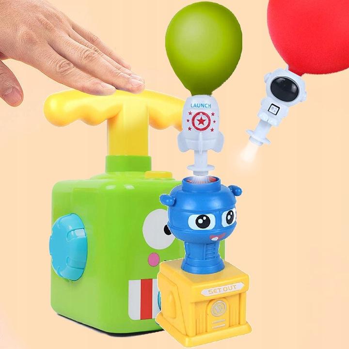 Wyrzutnia Samochodów Rakiet Na Balony Dla Dzieci Samochód Duży Zestaw Akces