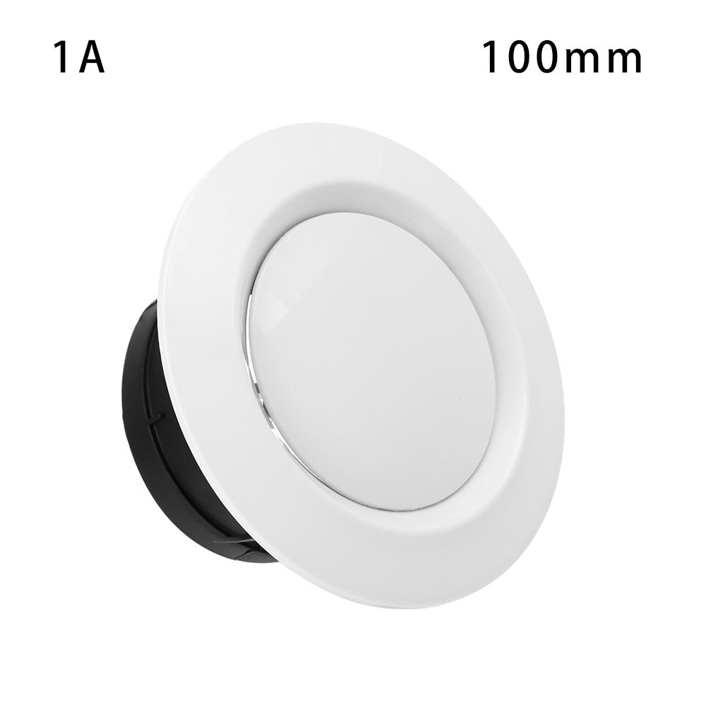 75/100/150mm Ducting Ventilation Grilles Air Vent Cover Extract Valve Grille Durable Air Circulation Vents Cap Home Decoration