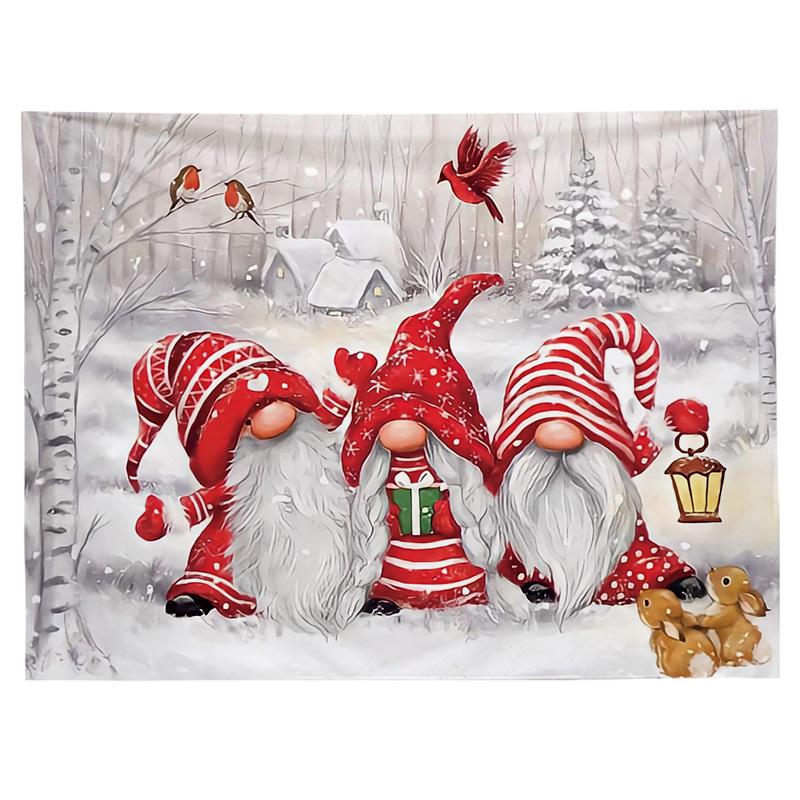 Christmas Festival Wall Hanging Tapestry for Party & Room Decor