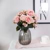 Artificial Rose Flower Simulation Wedding Bridal Bouquet Home Office Cloth Flower Decoration