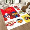 Atletico Madrid Floor Mat Suitable For Study Room Dining Room Game Room Playrooms Antislip Rug Office Home Decor Birthdaychristmas Gift