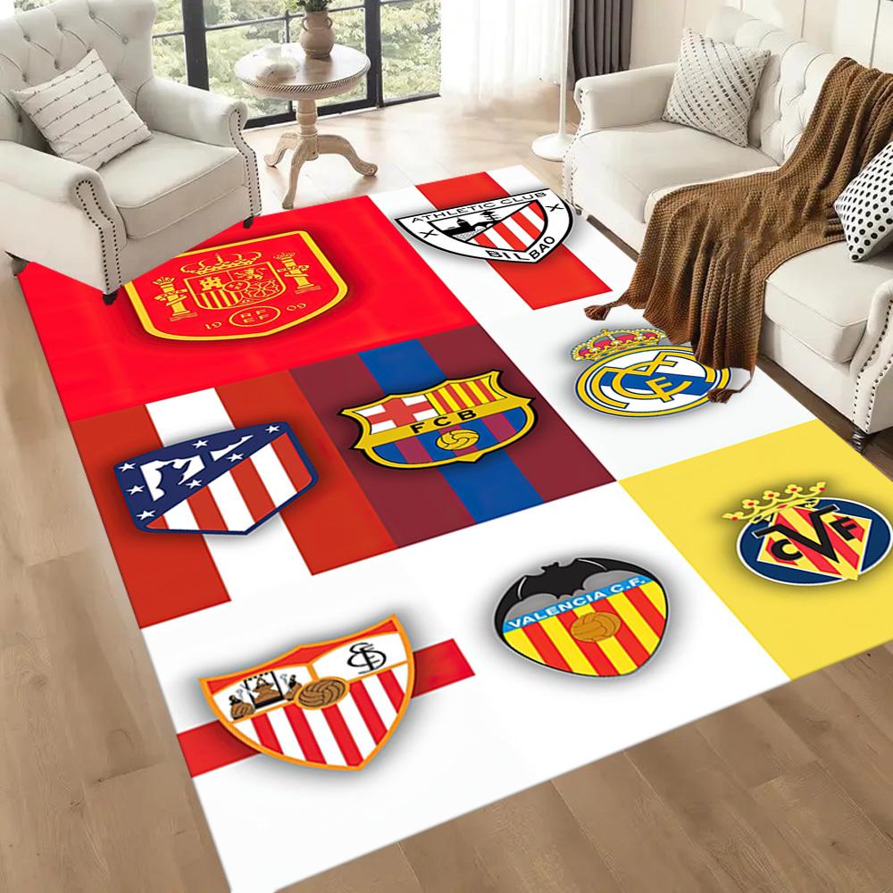 Atletico Madrid Floor Mat Suitable For Study Room Dining Room Game Room Playrooms Antislip Rug Office Home Decor Birthdaychristmas Gift