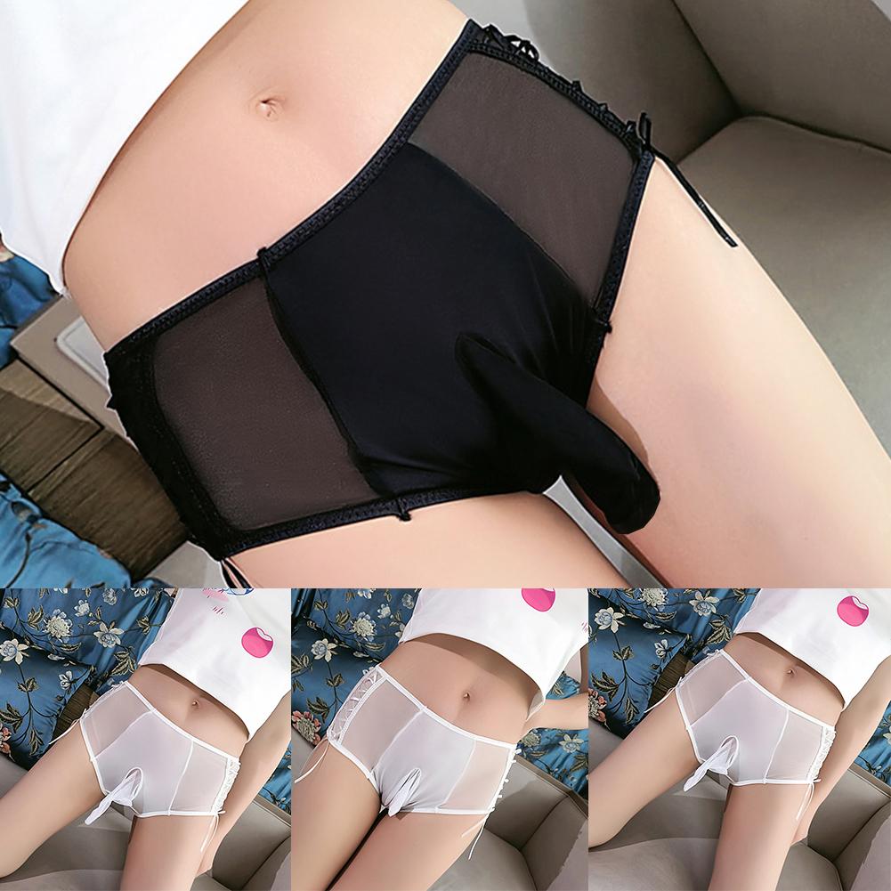 

Sissy Sleep Boxer Мужские боксеры Тонкие трусы нижнего белья