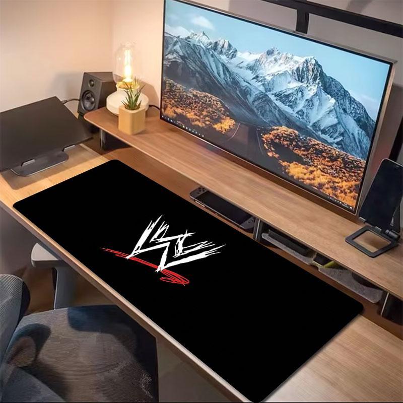 Wu Tang Clan Artwork Large Size Mouse Pad Large Gaming Table Cushion Nonslip Laptop Tablet Big Mousepad Xxl Mat Mini Pc Playmat With Lock Edge
