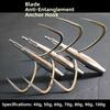 Barbed Point Sea Fishing Hook 50g-80g Weight Barbed Fishing Hook  Saltwater Fishing