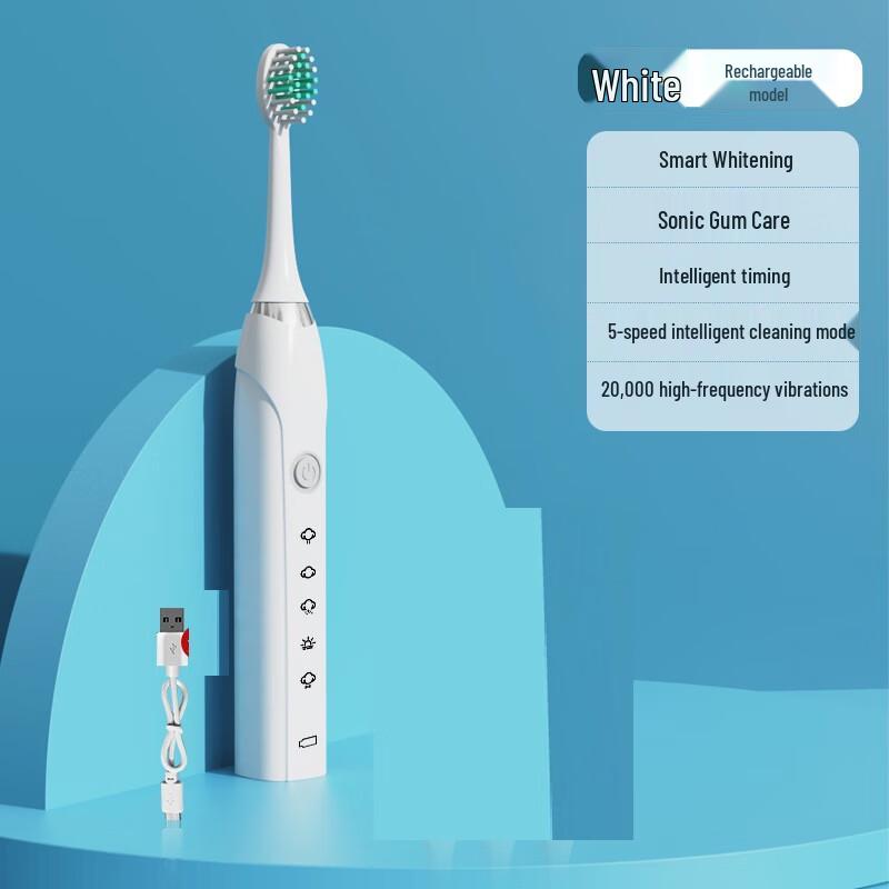 

QBM S6 Rechargeable Sonic Electric Toothbrush