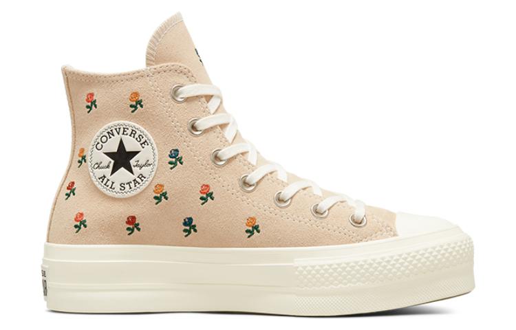 Chuck Taylor All Star Wmns Converse Lift Platform High 'Embroidered Roses' Women's A04300C