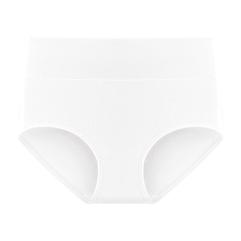 Женские трусы большого размера, весенне-осенние, хлопковые, антибактериальные, с высокой талией M