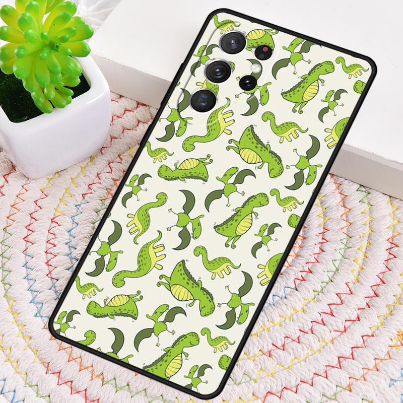 Dinosaur Pattern Phone Case for Samsung Galaxy Note 10 Pro S26 Ultra S23 S24 FE S25 S21 S22 PLUS Shockproof Cove