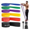 Custom Logo Rubber Resistance Band Elastic Band Training Pack Pastel Color Fitness Custom Logo Resistance Bands For Gym Exercise