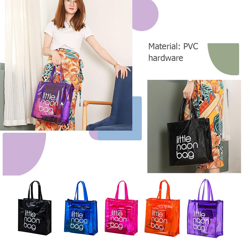 

Прозрачная сумка из ПВХ, прозрачная большая емкость, водонепроницаемый летний пляжный клатч