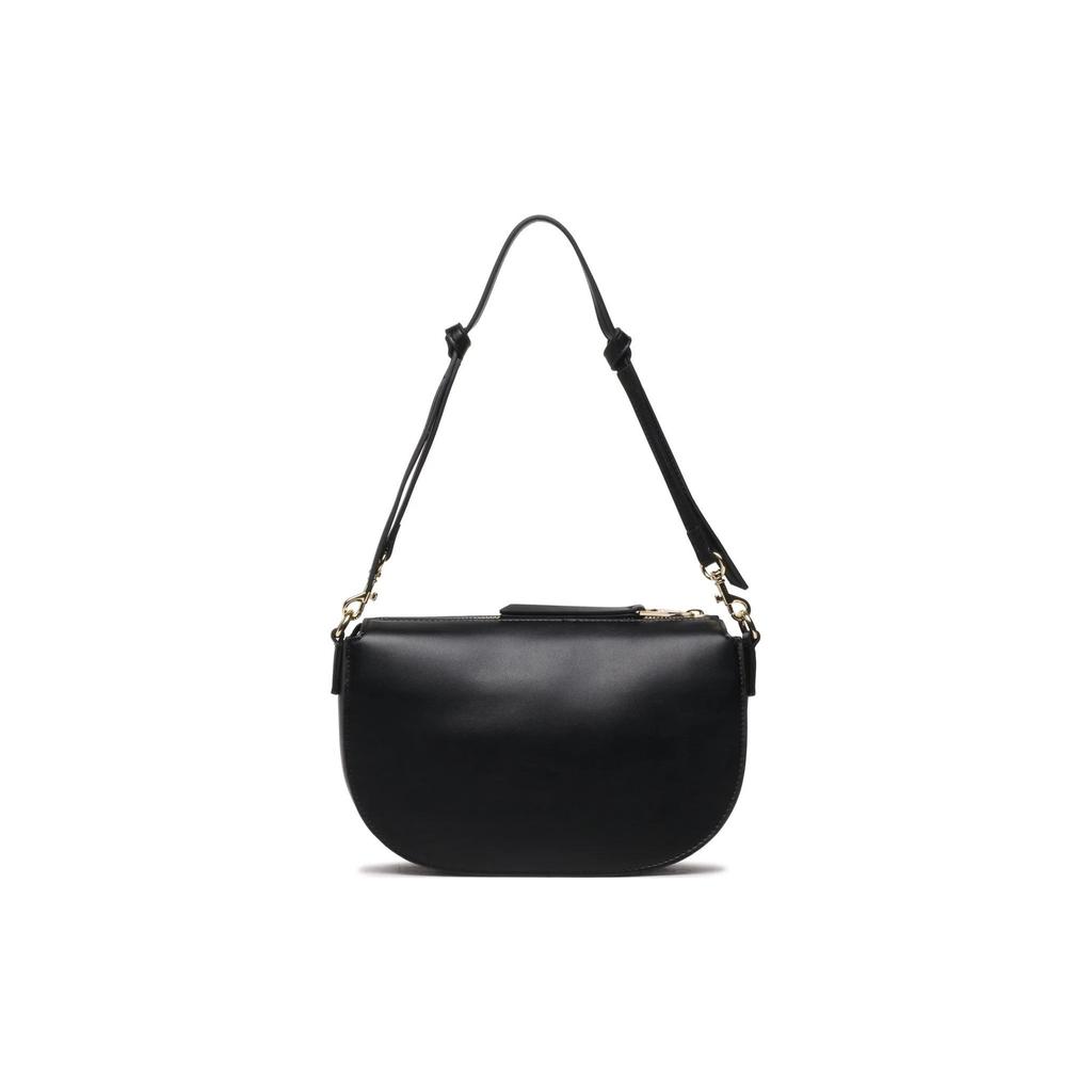 Versace Jeans Couture Detachable Strap Zipper Polyester Crossbody Shoulder Bag Women bags Black 74VA4BV2ZS412899