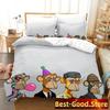 Bored Ape Yacht Club BYAC NFT Bettwäsche Set Einzel Doppel Full Queen King-Size Abmessungen Abmessungen Bettwäsche Set Aldult Kind Schlafzimmer Bettbezug Sets Anime