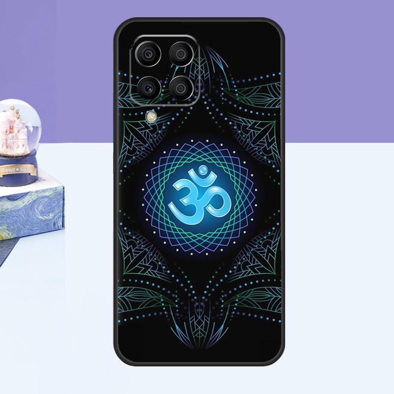 Aum Om Namaste Symbol Zen Yoga Case For Samsung Galaxy M21 M31 M51 M20 M30s M13 M23 M33 M53 M14 M34 M54 M12 M32 M52 Cover