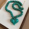 Colorful Summer Acrylic Bead Necklace – Simple, Fashionable, High-End Clavicle Jewelry