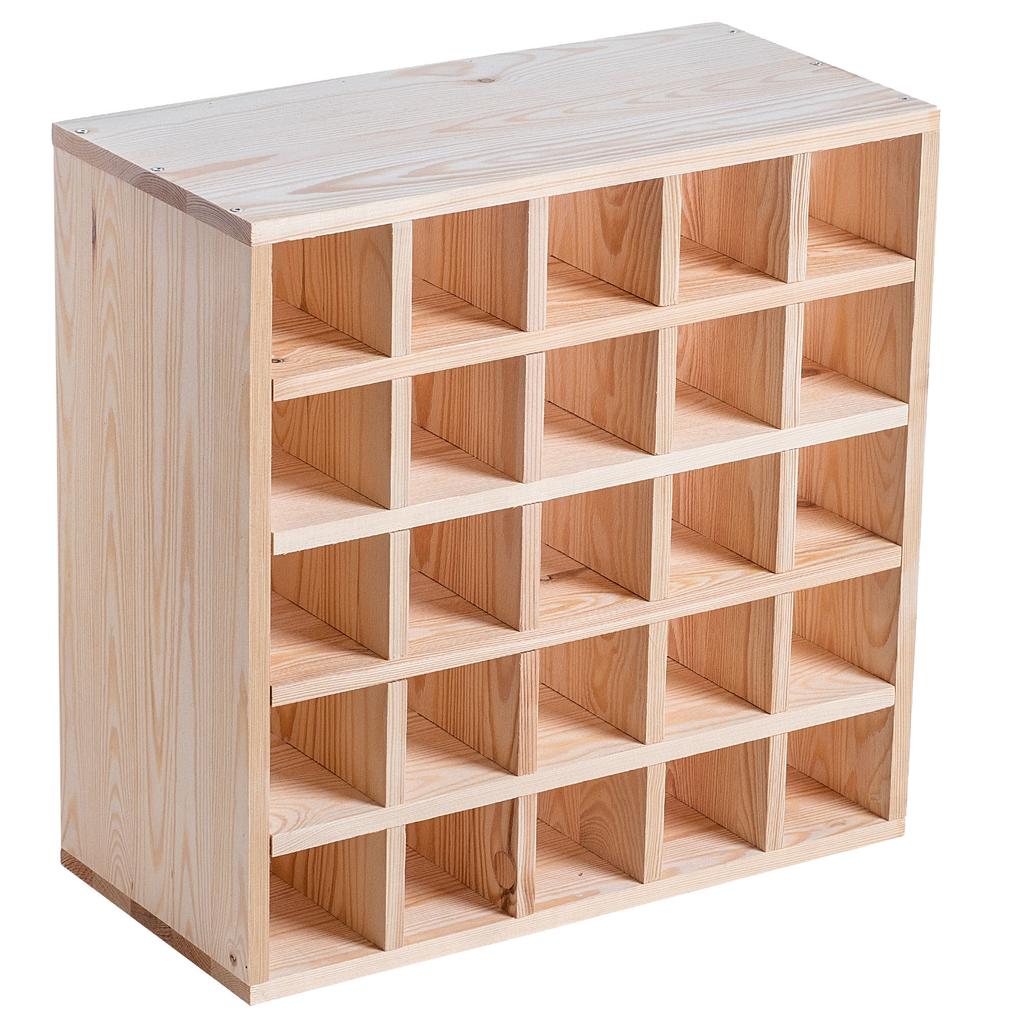 KADAX Weinregal Schachbrett Holz