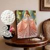 Disney Minnie Oil Painting Style Creative Pearl Painting Art 5D DIY Full Diamond Embroidery Mosaic Cross Stitch Kit Home Room Decoration