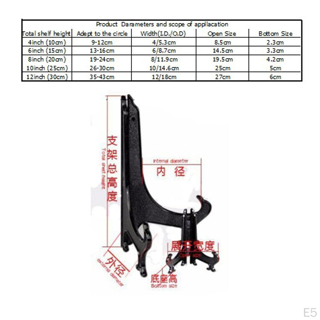 5 Pcs Plastic Display Easel Brackets Painting Drawing Handmade decor for art