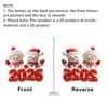 2026 Festive Pendant Environmentally Friendly Hanging Snowman Sign 2d Santa Claus Pendant Commemorative For Family Gatherings