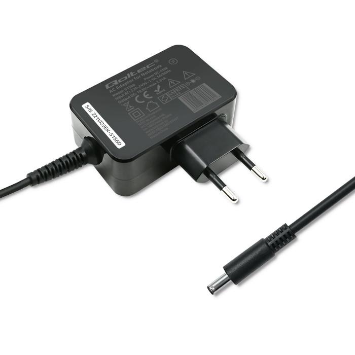 Qoltec Napájecí adaptér pro notebook Dell 45W | 19.5V | 2.31A | 4.5*3.0+pin