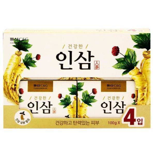 

[OFL77R22] Dongsan CnG Healthy Ginseng Soap 4 Pack (2 Pack) (12116006)