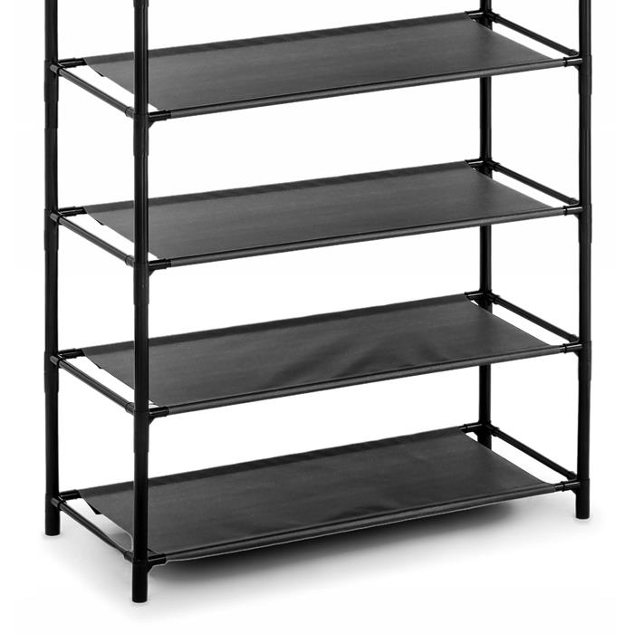 Hanger Stand Clothes Cabinet Standing Shoes Floor Metal Foldable