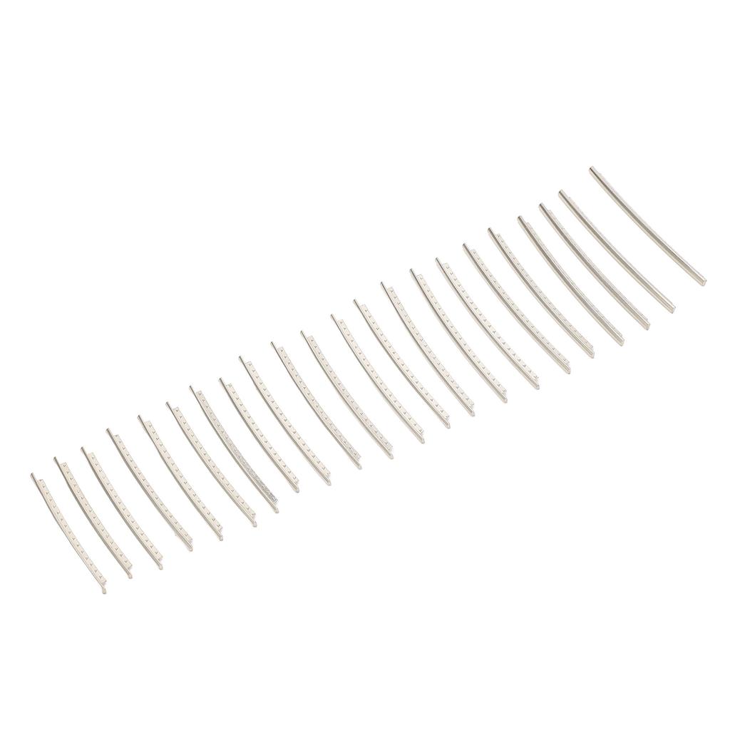 22 Pcs Guitar Fret 2.2mm White Copper Fret Wires Replacement Parts for Acoustic Guitars