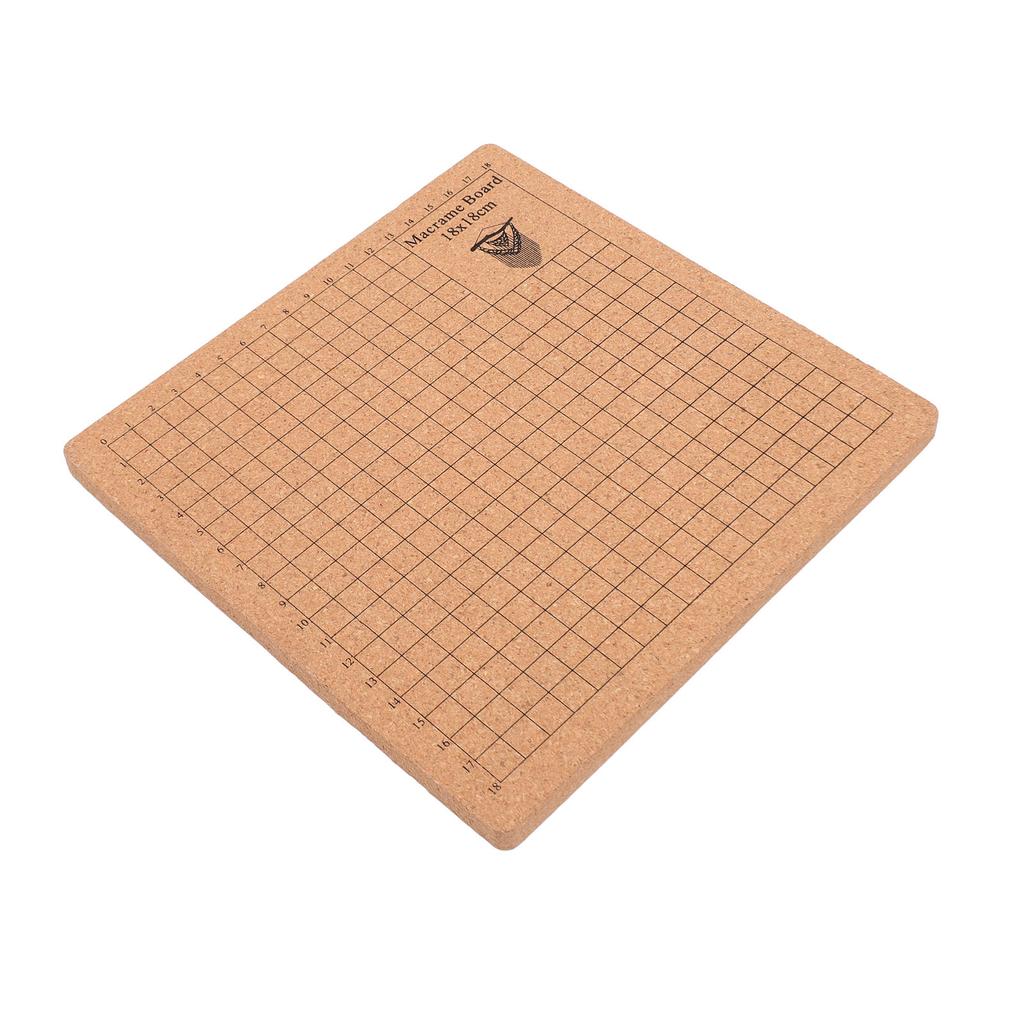 Macrame Board and Pins Double Sided Grids Macrame Project Board with 5 Rulers 30 T Pins for Braiding Bracelet Creating