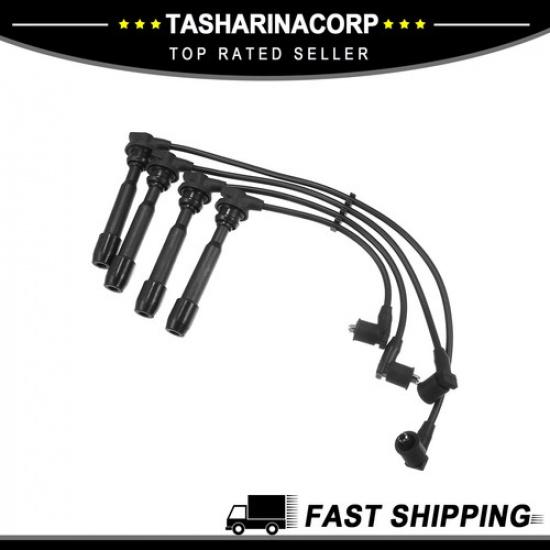2750123B70 4Pcs Spark Plug Wires For Hyundai Elantra Tiburon Kia Spectra Soul L4
