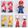 Super Mario Bros Luigi Bowser Princess Peach Plastic Toy Figures For Collecting And Static Decoration