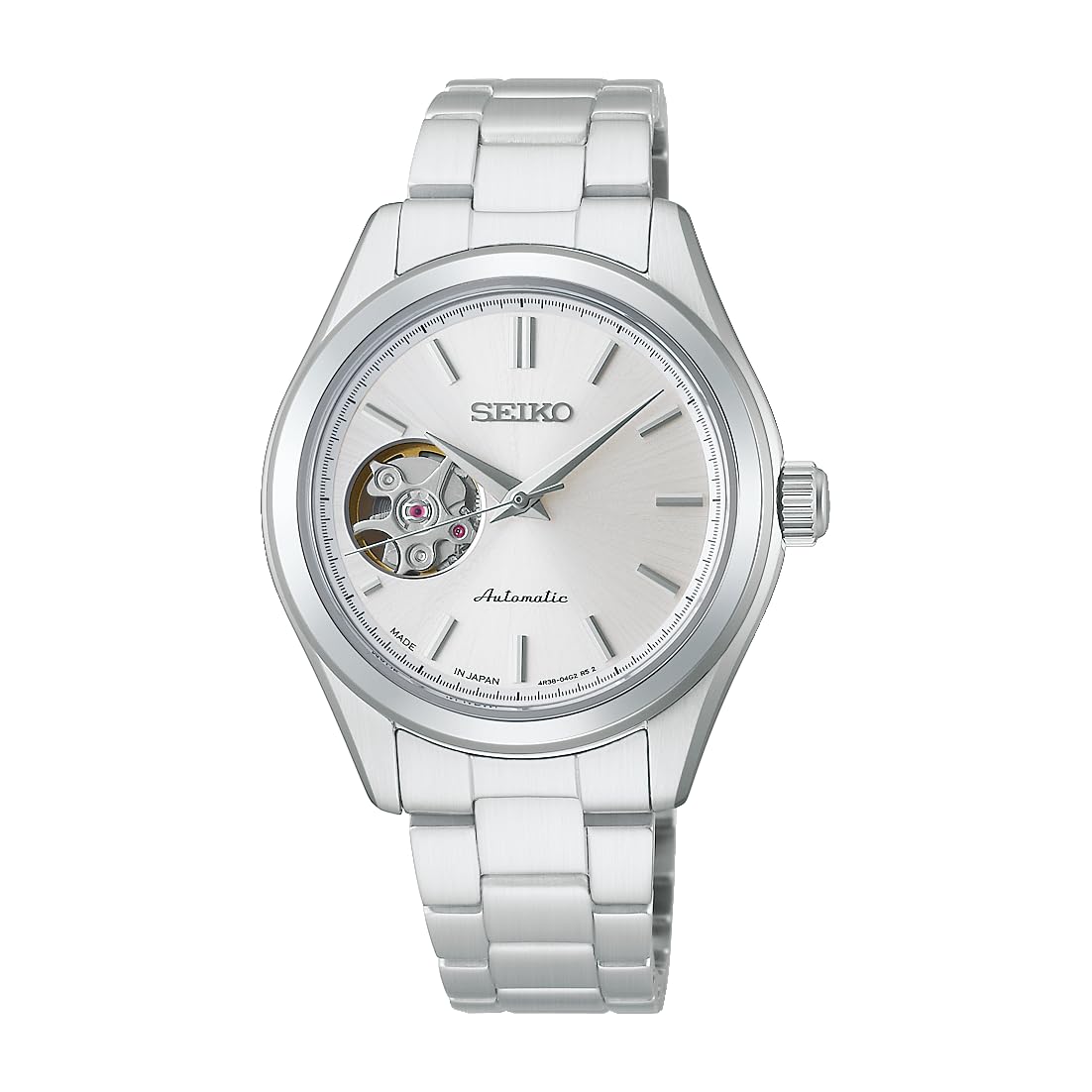 

Seiko Selection HFB007J Ladies Automatic Open Heart Watch White Dial Stainless Steel 2026 Model