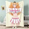 Anime 2.5 Dimensional Seduction Throw Lightweight 240g Flannel Blanket Soft Skin-friendly for Summer Cooling