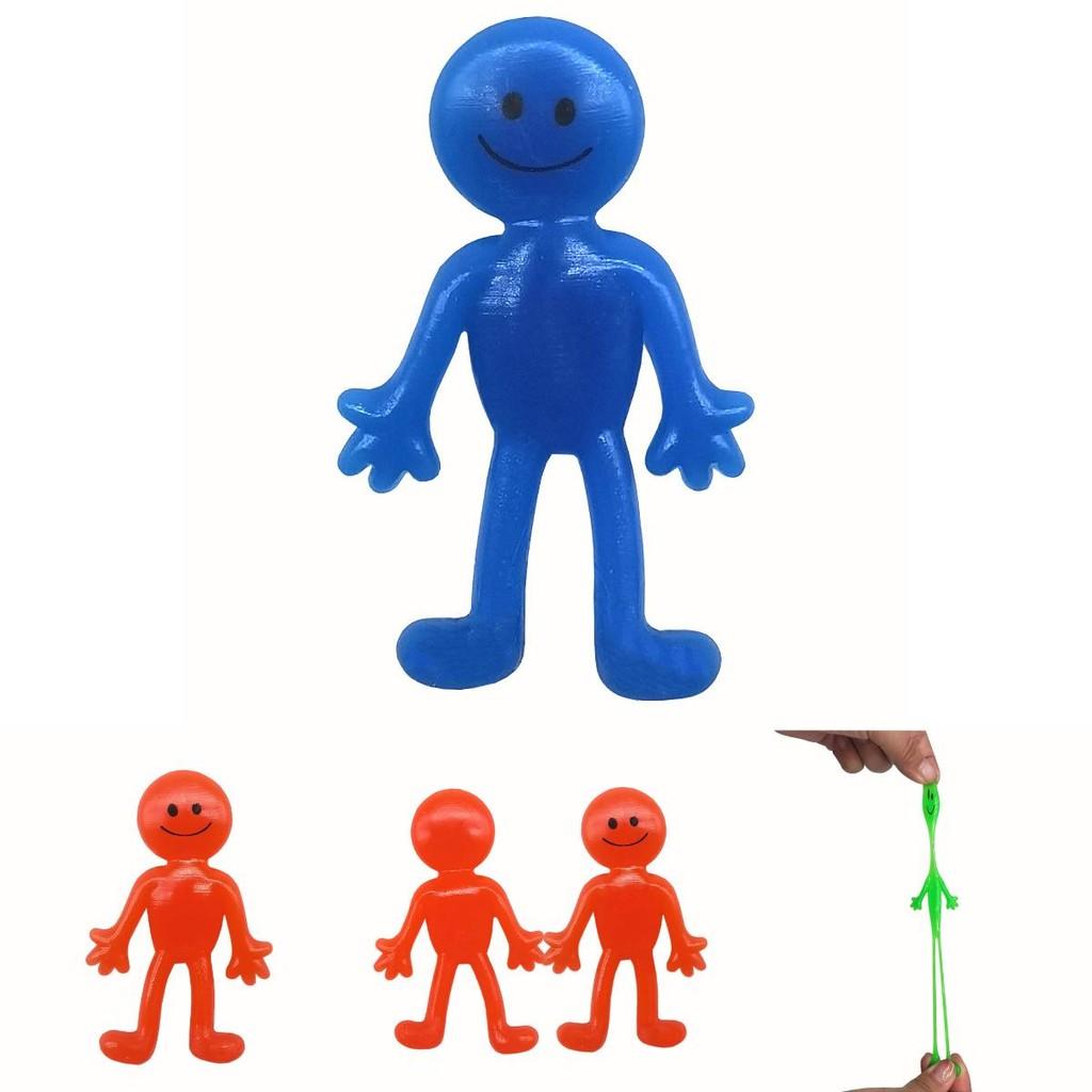 Tpr Smiley Face Doll Toy Stretchable And Stress-relieving Figure For Children Teens And Adults